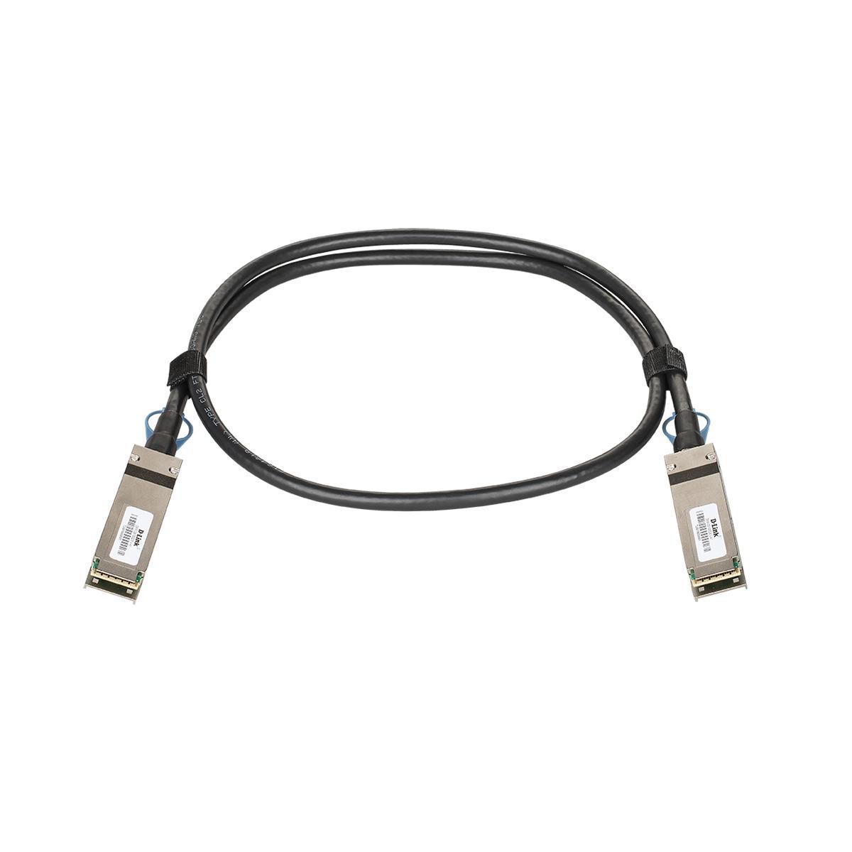 D-Link DEM-CB100Q28 Пассивный кабель 100G QSFP28 длиной 1 м с 2 разъемами QSFP28 для DXS-3610 - фото 1 - id-p220695080