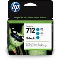 Картридж HP 3ED77A (№712) Tri-Pack Cyan для HP DJ T210/230/250/630/650