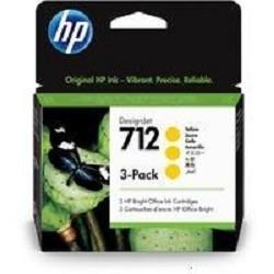Картридж HP 3ED79A (№712) Tri-Pack Yellow для HP DJ T210/230/250/630/650 - фото 1 - id-p212409997