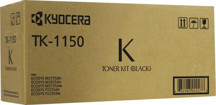 Kyocera-Mita TK-1150 Тонер картридж {P2235dn,P2235dw, M2135dn,M2635dn,M2735dw (3000 стр.)} - фото 1 - id-p214266207