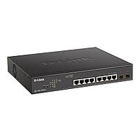 D-Link DGS-1100-10MPPV2/A3A Настраиваемый L2 коммутатор с 8 портами 10/100/1000Base-T и 2 портами 1000Base-X