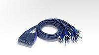 Переключатель электронный ATEN 4-Port USB VGA/Audio Cable KVM Switch (1.8m)