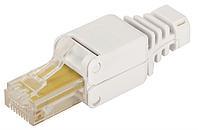 LANMASTER LAN-TMP-U5E-WH Полевой коннектор RJ-45 8P8C, неэкранированный, категории 5E