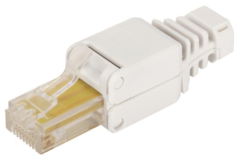 LANMASTER LAN-TMP-U5E-WH Полевой коннектор RJ-45 8P8C, неэкранированный, категории 5E - фото 1 - id-p203916168