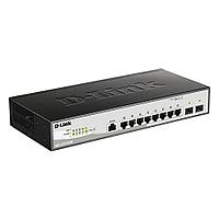 D-Link DGS-1210-10/ME/B2A Коммутатор 2 уровня с 8 портами 10/100/1000Base-T и 2 портами 1000Base-X SFP