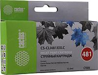 Картридж Cactus CS-CLI481XXLC Cyan для Canon Pixma TS6140/TS8140/TS9140/TR8540