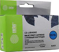 Картридж струйный Cactus 957XL CS-L0R40AE черный (73мл) для HP OfficeJet 8210/8218/8720/8725/8730