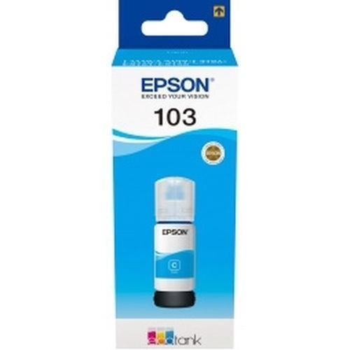 EPSON C13T00S24A Контейнер с голубыми чернилами для L3100/3101/3110/3150/3151, 65 мл.(cons ink) - фото 1 - id-p212699517