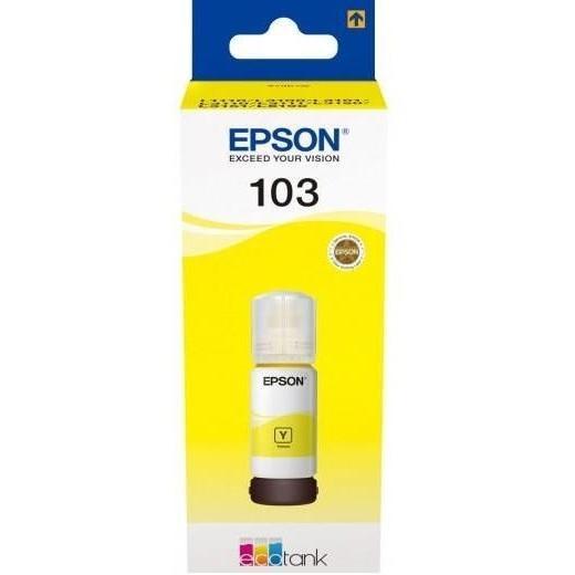 EPSON C13T00S44A Контейнер с желтыми чернилами для L3100/3101/3110/3150/3151, 65 мл.(cons ink) - фото 1 - id-p212699519