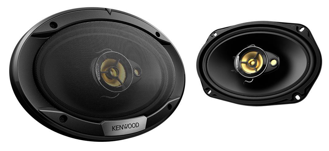 Колонки автомобильные Kenwood KFC-S6976EX 500Вт 87дБ 4Ом 16x23см (6x9дюйм) (ком.:2кол.) коаксиальные - фото 1 - id-p208082921