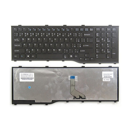 Клавиатура Fujitsu A530 A531 AH512 AH530 AH531 NH751 Черная, фото 2