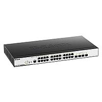 D-Link DGS-3000-28LP/B1A Управляемый коммутатор 2 уровня с 24 портами 10/100/1000Base-T и 4 портами 1000Base-X