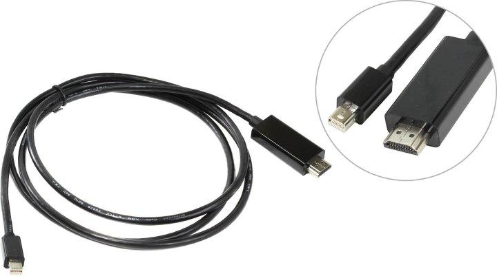 VCOM CG695-B-1.8м Кабель-адаптер miniDisplayPort - HDMI 1.8м - фото 1 - id-p203911015