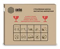 Демонстрационная доска Cactus CS-GBD-90x120-BK стекло стеклянная 90x120см черный