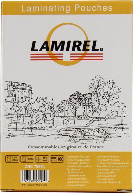 Lamirel CRC78664 Плёнка для ламинирования (65x95мм 125мкм уп.100 шт) - фото 1 - id-p212726493