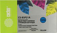 Картридж струйный Cactus CS-B3P21A №727 желтый (130мл) для HP DJ T920/T1500/T2530