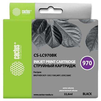 CACTUS LC-970BK Картридж для Brother Brother DCP-135C/150C/MFC-235C/260C, (22.6мл), черный, фото 2