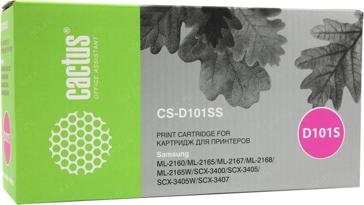 Картридж Cactus CS-D101S(S) для Samsung ML-2160/2165/2167/2168 SCX-3400/3405/3407 - фото 1 - id-p222074850