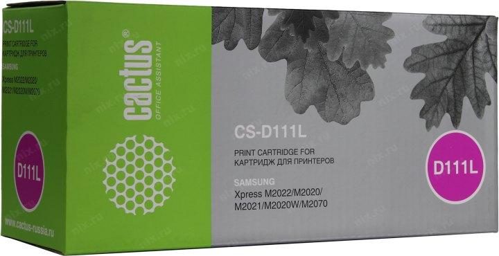 Картридж Cactus CS-D111L для Samsung M2020/M2022/M2070 - фото 1 - id-p211966659