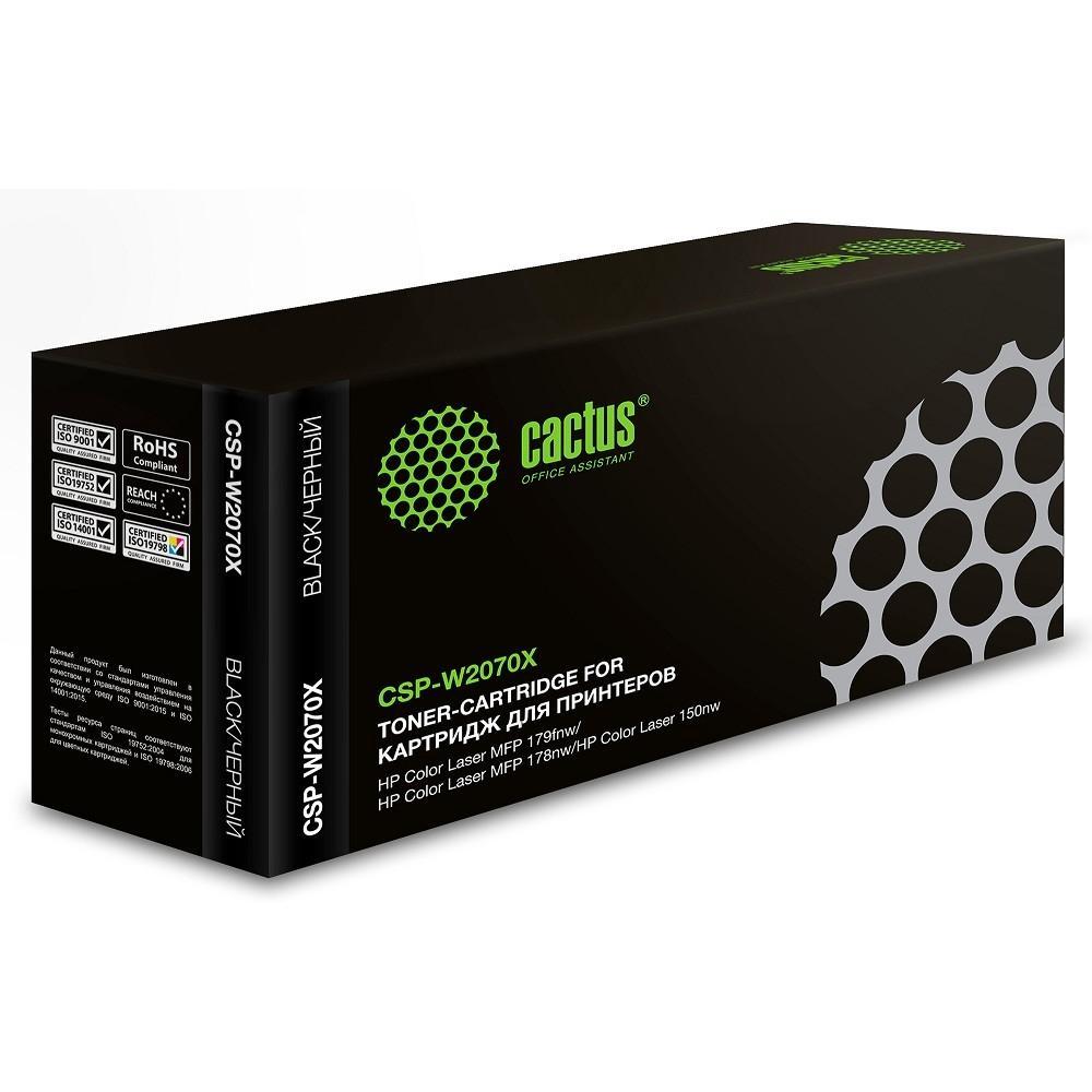 Картридж лазерный Cactus CSP-W2070X 117X черный (1500стр.) для HP Color Laser 150a/150nw/178nw MFP/179fnw MFP - фото 1 - id-p214276726