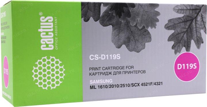 Картридж Cactus CS-D119S для Samsung ML-1610/2010/2510 SCX 4521F/4321 - фото 1 - id-p212698075