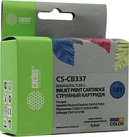 Картридж струйный Cactus CS-CB337 №141 многоцветный (9мл) для HP DJ D4263/D4363/D5360/DJ J5783/J6413