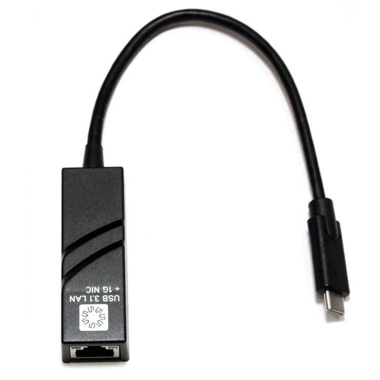 5bites UA3C-45-07BK адаптер USB-C -- UTP 1000Mbps - фото 1 - id-p211091609