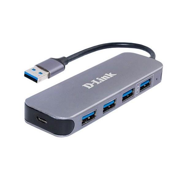 D-Link DUB-1340/D1A Концентратор с 4 портами USB 3.0 (1 порт с поддержкой режима быстрой зарядки) - фото 1 - id-p212711677