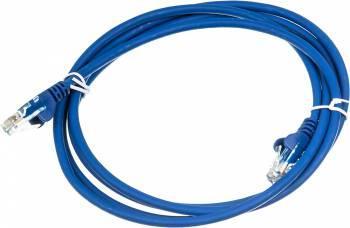 Патч-корд Lanmaster LAN-PC45/U5E-2.0-BL UTP вилка RJ-45-вилка RJ-45 кат.5е 2м синий LSZH (уп.:1шт) - фото 1 - id-p212703019