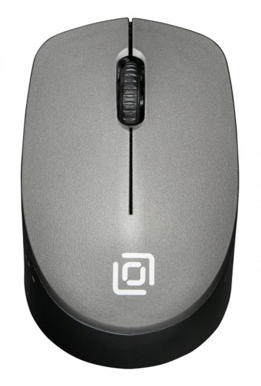 Манипулятор OKLICK Wireless Optical Mouse 486MW Black&Grey (RTL) USB 3btn+Roll 1196552 - фото 1 - id-p203914147