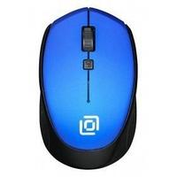 Манипулятор OKLICK Wireless Optical Mouse 488MW Black&Blue (RTL) USB 4btn+Roll 1196569