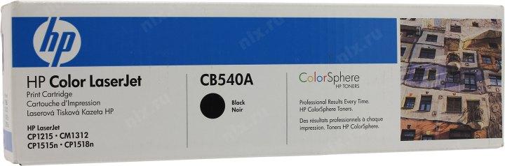Картридж HP CB540A (№125A) Black для HP LJ CP1215/CM1312 mfp/CP1515n/CP1518n - фото 1 - id-p210227855