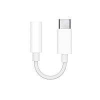 Переходник Apple MU7E2ZM/A mini-Jack 3.5 (f) USB Type-C (m) белый