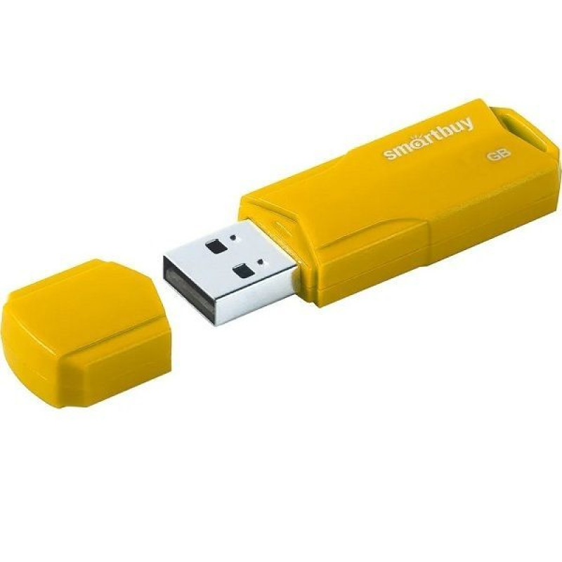 Накопитель SmartBuy Clue SB8GBCLU-Y USB2.0 Flash Drive 8Gb (RTL) - фото 1 - id-p222319259