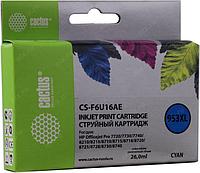 Картридж Cactus CS-F6U16AE (№953XL) Cyan для HP OfficeJet Pro 7720/30/408210/188710/15/18/20/25/28/30/40