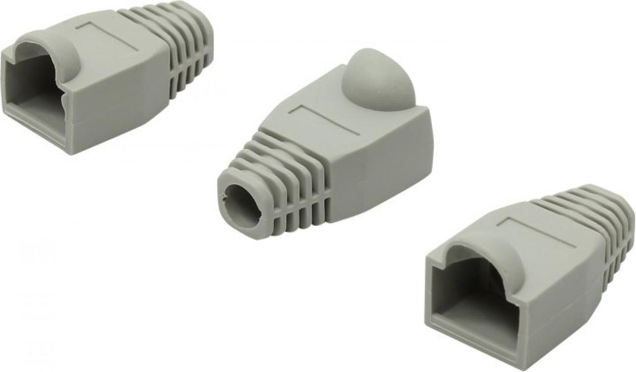 5bites US016-GY Колпачок для коннектора RJ45 серый, 100шт - фото 1 - id-p203918972
