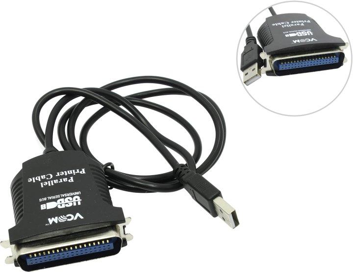 VCOM VUS7052 Кабель-адаптер USB - LPT (C36M) - фото 1 - id-p212701011