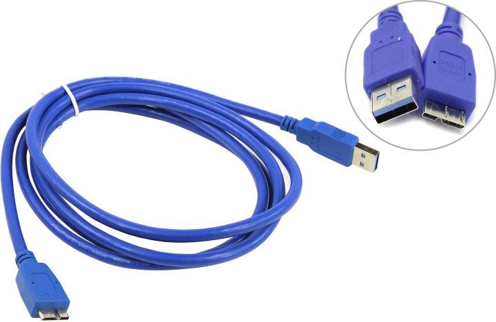 VCOM VUS7075-1.8м Кабель USB 3.0 A-- USB 3.0 Micro-B 1.8м - фото 1 - id-p212701007