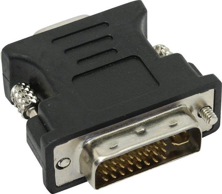 Переходник Cablexpert A-DVI-VGA-BK DVI (29M)-- VGA (15F) - фото 1 - id-p212717616