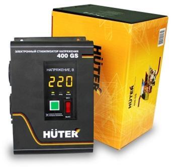 Стабилизатор напряжения Huter 400GS 63/6/12 электронный однофазный серый