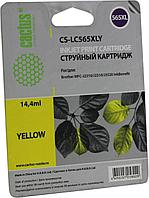 Картридж Cactus CS-LC565XLY Yellow для Brother MFC-J2310/J2510/J3520