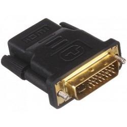 Переходник DVI-D-HDMI ExeGate EX-HDMI-DVI-2 (25M/19F, v 1.4b, позолоченные контакты, экран) EX191105RUS - фото 1 - id-p212715557