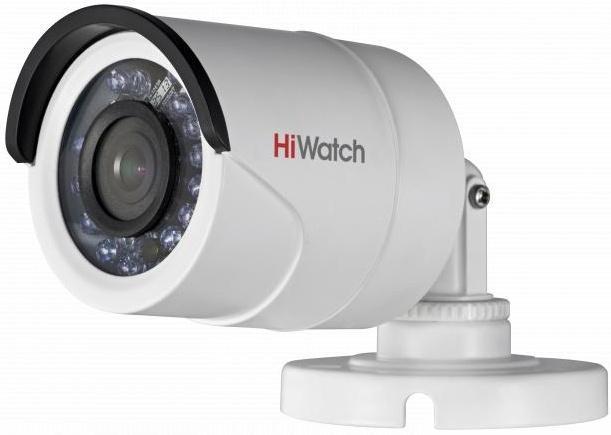 Камера видеонаблюдения аналоговая HiWatch DS-T200A(B) (3.6MM) 3.6-3.6мм HD-TVI цв. корп.:белый - фото 1 - id-p218810819