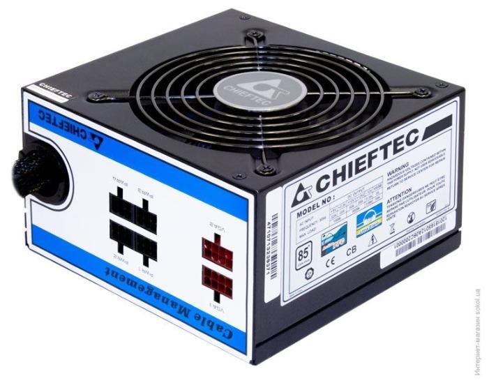 Блок питания Chieftec A-80 CTG-650C 650W ATX (24+2x4+2x6/8пин) Cable Management - фото 1 - id-p214276217