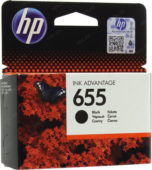 Картридж HP CZ109AE (№655) Black для принтеров HP DJ IA 3525/4615/4625/5525/6525 - фото 1 - id-p211966524