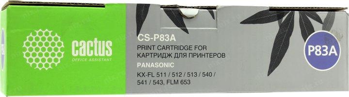 Картридж Cactus CS-P83A для Panasonic KX-FLM653 KX-FL540/541/543/511/2/3 - фото 1 - id-p212726659