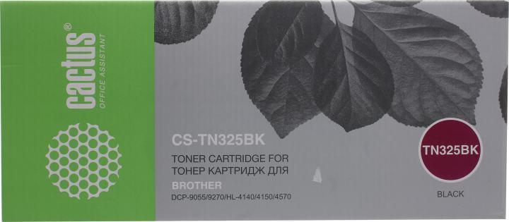 Тонер Картридж Cactus CS-TN325BK черный (4000стр.) для Brother DC- 9055/9270/HL-4140/4150/4570 - фото 1 - id-p212726805