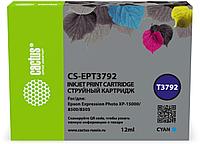 Картридж струйный Cactus CS-EPT3792 378XL голубой для Epson Expression Photo XP-8500/XP-8505/XP-8600