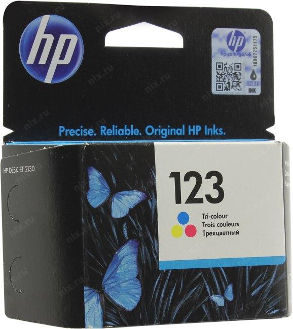 Картридж HP F6V16AE (№123) Color для HP DeskJet 2130 - фото 1 - id-p211966531