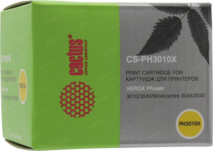 Картридж Cactus CS-PH3010X для Xerox Phaser 3010/3040 WorkCentre 3045/3040 - фото 1 - id-p212698292